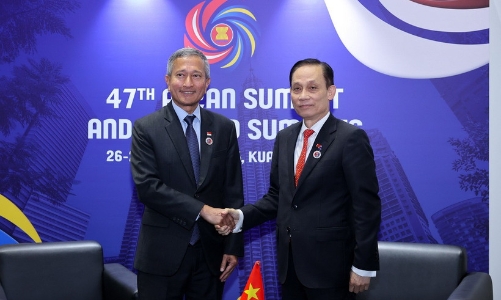 Việt Nam và Singapore nhất trí thúc đẩy các lĩnh vực hợp tác cùng có lợi