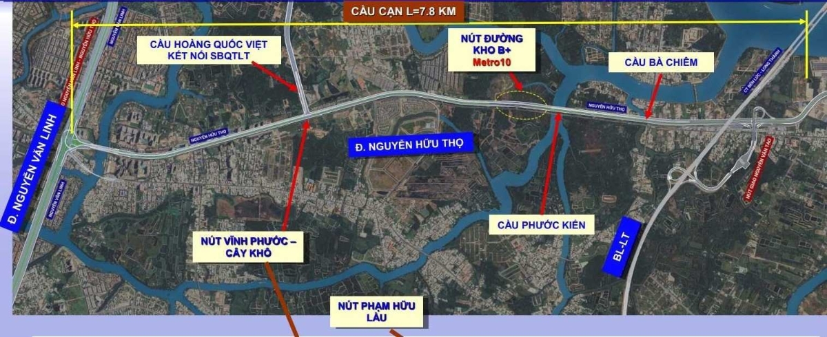 Trục đường Bắc - Nam và nhiều công trình hạ tầng trọng điểm mở đường cho khu Nam bứt phá.