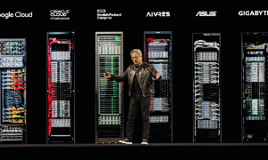 Giám đốc Điều hành Nvidia Jensen Huang phát biểu trong Hội nghị Công nghệ GPU Nvidia (GTC)