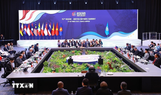 Hội nghị Cấp cao ASEAN-Liên hợp quốc lần thứ 15. Ảnh: TTXVN