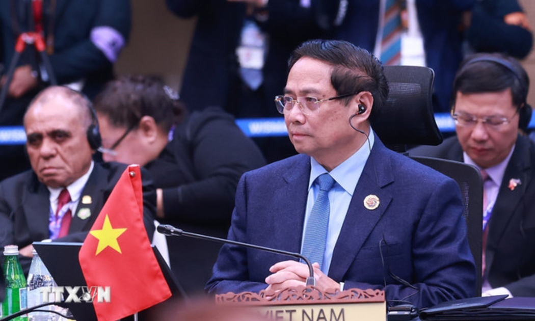Thủ tướng Phạm Minh Chính dự Hội nghị Cấp cao ASEAN-Liên hợp quốc lần thứ 15. Ảnh: TTXVN