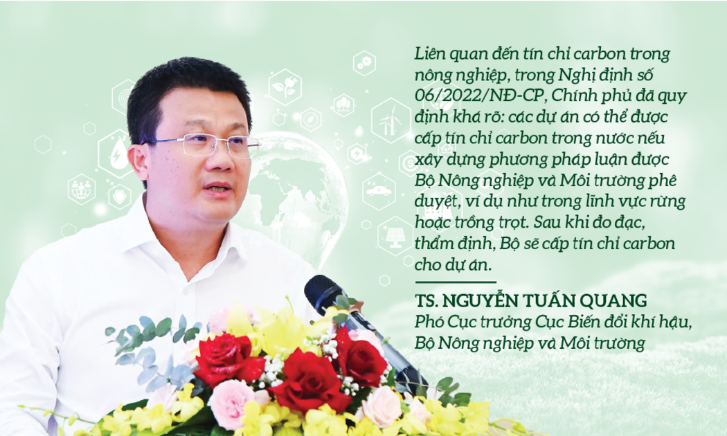 TS. Nguyễn Tuấn Quang, Phó Cục trưởng Cục Biến đổi khí hậu, Bộ Nông nghiệp và Môi trường.