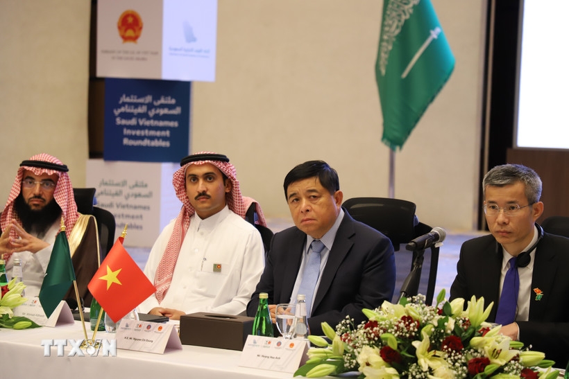 Phó Thủ tướng Nguyễn Chí Dũng chủ trì Tọa đàm Đầu tư Việt Nam-Saudi Arabia. Ảnh: TTXVN.