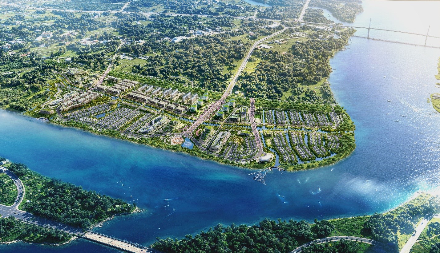 Phối cảnh khu đô thị du lịch Đại Phước (Đồng Nai).