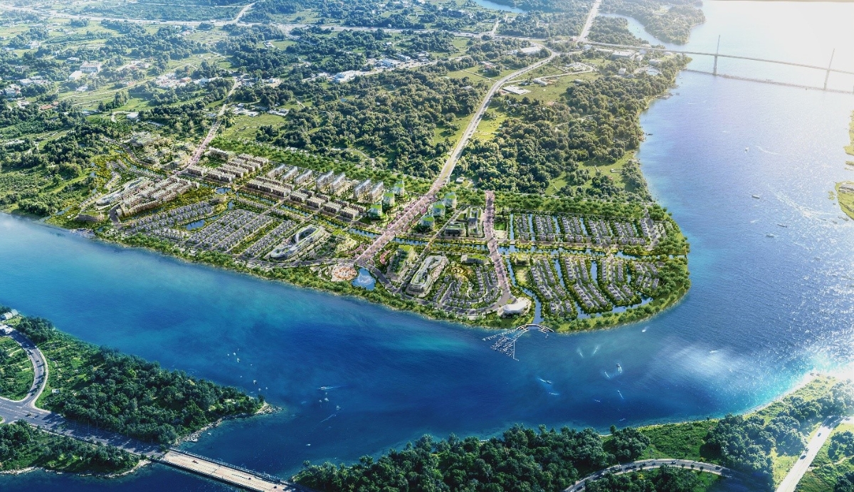 Phối cảnh khu đô thị du lịch Đại Phước (Đồng Nai).