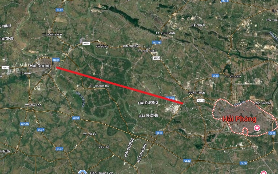 Dự án đường kết nối Đông - Tây Hải Phòng mở ra một không gian phát triển mới cho thành phố Hải Phòng sau hợp nhất.