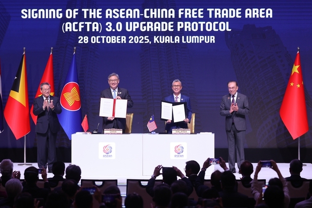 ASEAN–China Free Trade Area (ACFTA) 3.0 Upgrade Protocol signed in Kuala Lumpur