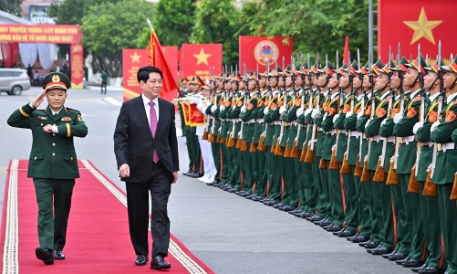 Chủ tịch nước Lương Cường: Xây dựng Quân khu 3 chính quy, tinh nhuệ, hiện đại