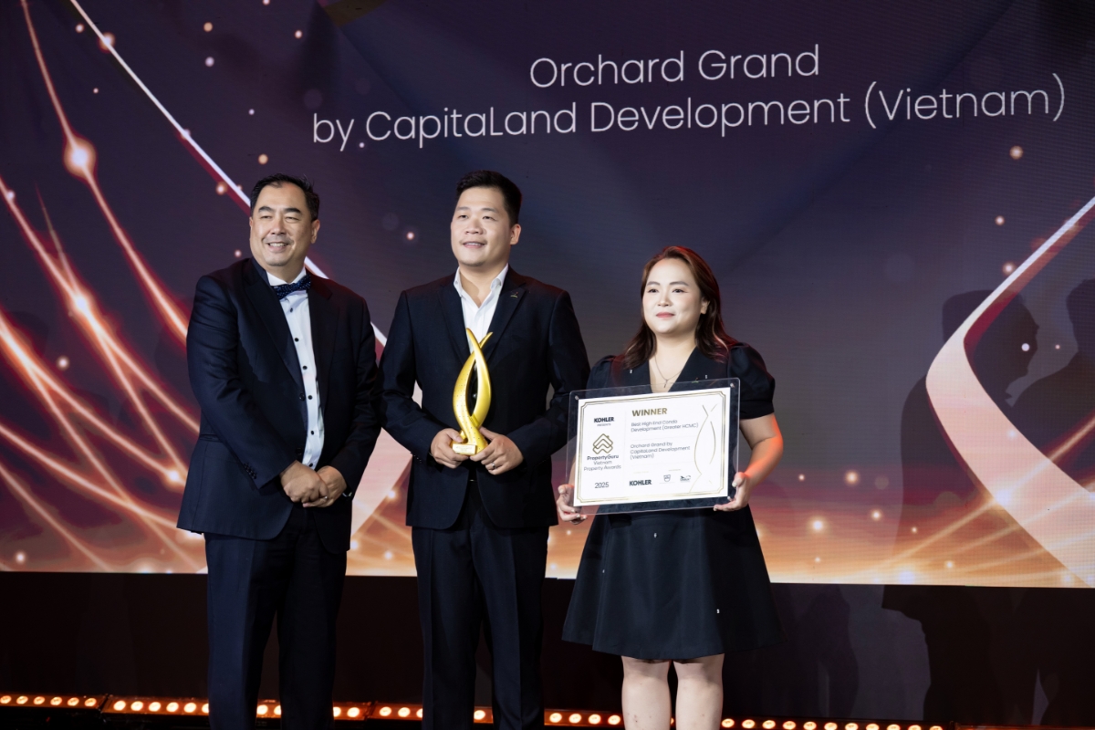 Orchard Grand đã được trao danh hiệu “Dự án căn hộ cao tầng xuất sắc (Khu vực TP.HCM mở rộng)”.
