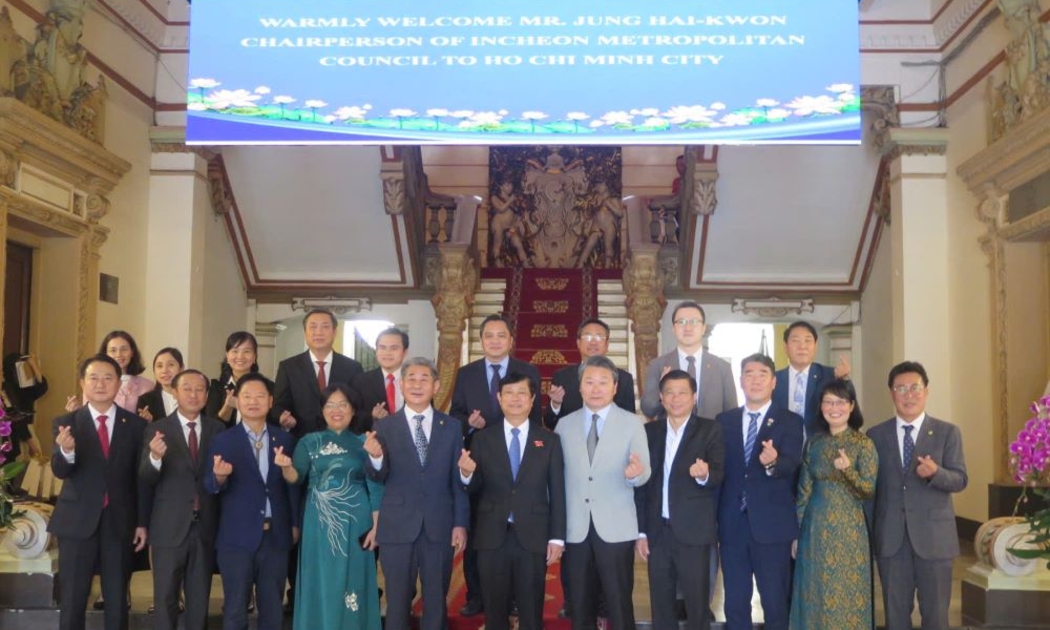 TP. Hồ Chí Minh và TP. Incheon (Hàn Quốc) thúc đẩy hợp tác trong lĩnh vực giáo dục, công nghiệp giải trí, ngày 27/10 - Ảnh: Minh Dung.