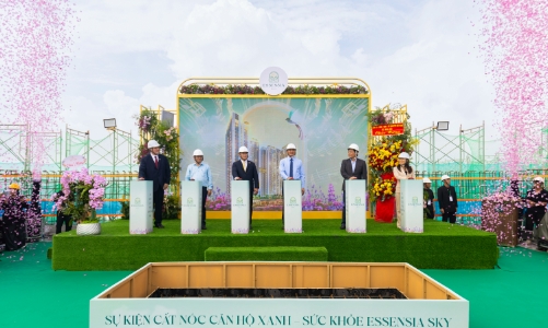 Phú Long cất nóc Essensia Sky: Dấu mốc quan trọng trên hành trình kiến tạo biểu tượng sống mới tại Nam Sài Gòn