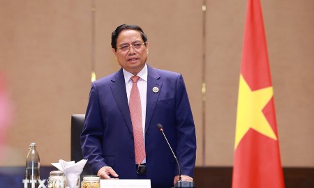 Thủ tướng Phạm Minh Chính làm việc với các Đại sứ Việt Nam tại khu vực ASEAN