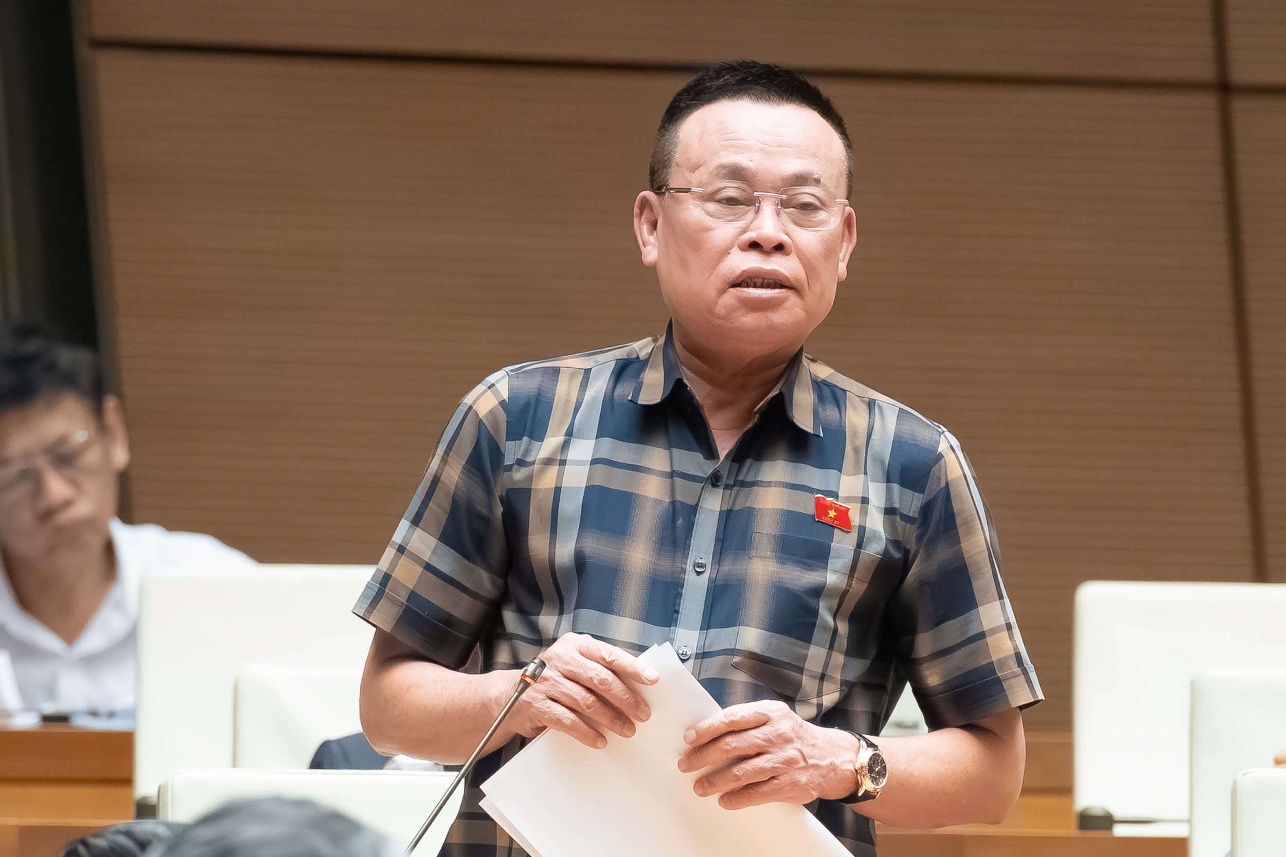 Đại biểu Nguyễn Như So - Đoàn đại biểu Quốc hội tỉnh Bắc Ninh. Ảnh: Quốc hội.
