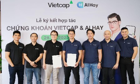 Vietcap hợp tác với AI Hay phát triển trợ lý đầu tư tài chính bằng trí tuệ nhân tạo