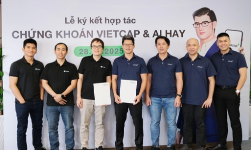 Vietcap hợp tác với AI Hay phát triển trợ lý đầu tư tài chính bằng trí tuệ nhân tạo