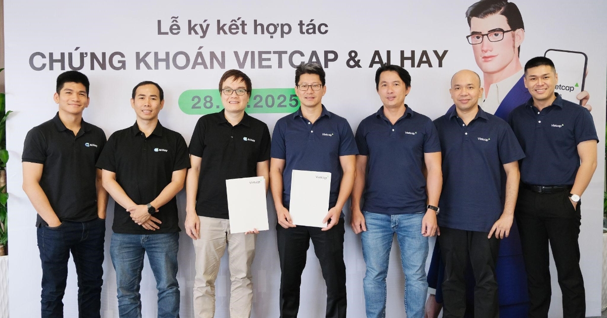 Vietcap hợp tác với AI Hay phát triển trợ lý đầu tư tài chính bằng trí tuệ nhân tạo