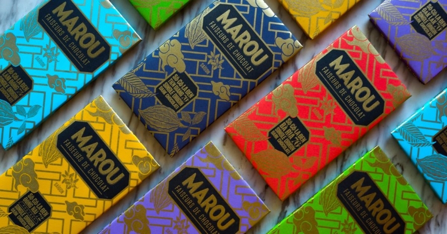 Nhờ đầu tư rất nhiều vào bao bì, thương hiệu socola Marou được định giá cao gấp 5 đến 10 lần so với socola công nghiệp.
