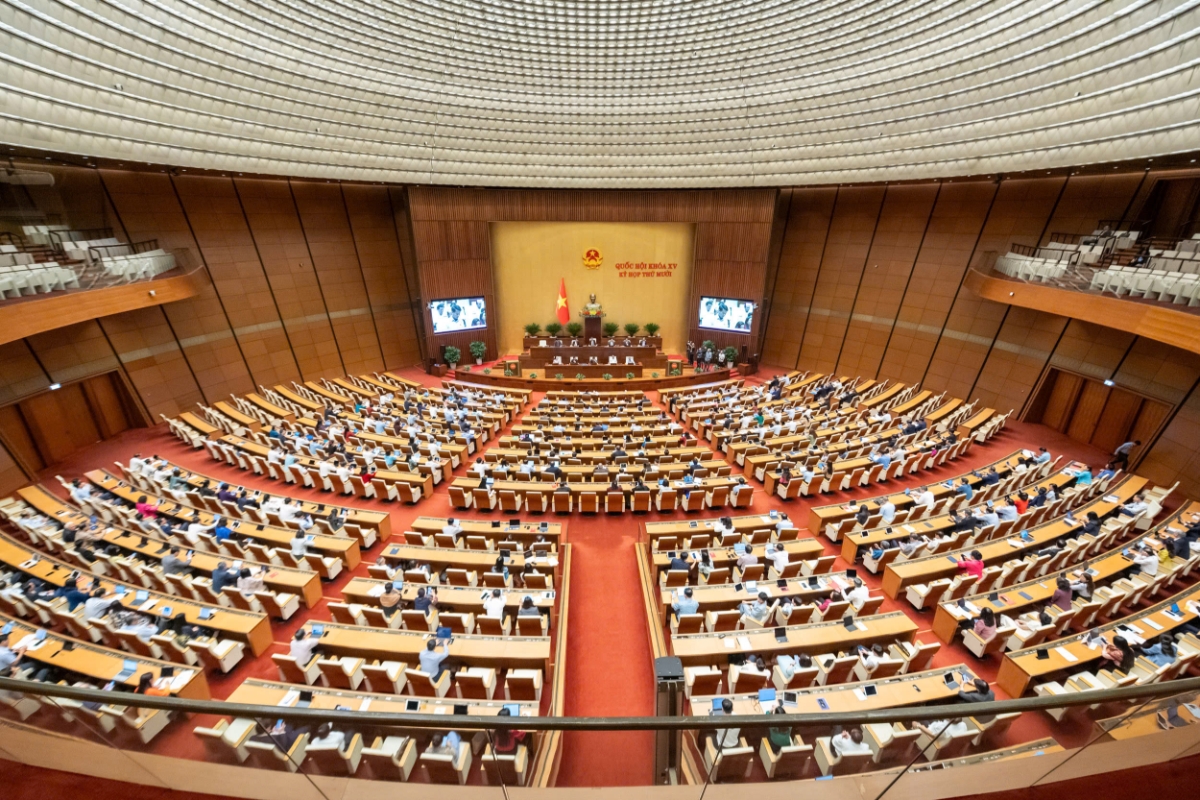 Quang cảnh phiên họp. Ảnh: Quốc hội.