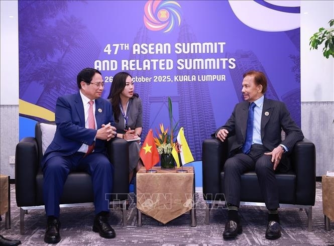 Prime Minister Pham Minh Chinh meets leaders of Brunei Darussalam, Malaysia, and Timor Leste