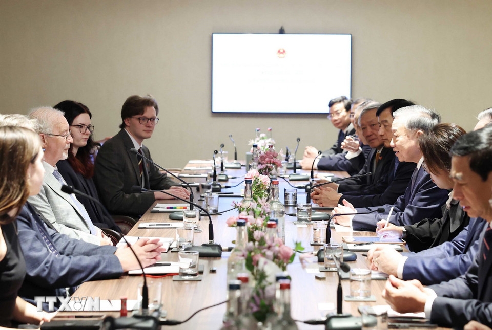 Quang cảnh cuộc tiếp. Ảnh: TTXVN