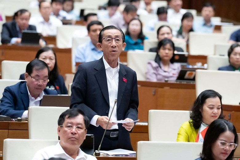 Đại biểu&nbsp;Trần Hoàng Ngân,&nbsp;Đoàn đại&nbsp;biểu Quốc hội Thành phố Hồ Chí Minh phát biểu. Ảnh: Quốc hội.