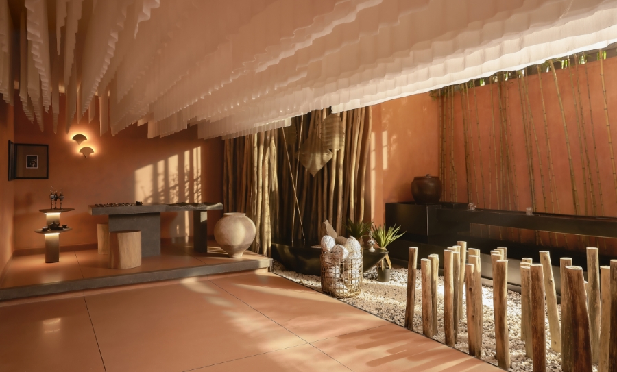 Tầng hầm trải nghiệm tại biệt thự mẫu Retreat Forest.