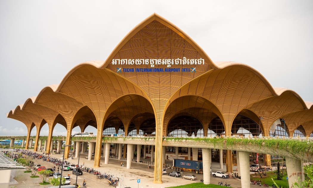 Campuchia giới thiệu sân bay Quốc tế Techo là một trong những sân bay bền vững nhất khu vực. 
