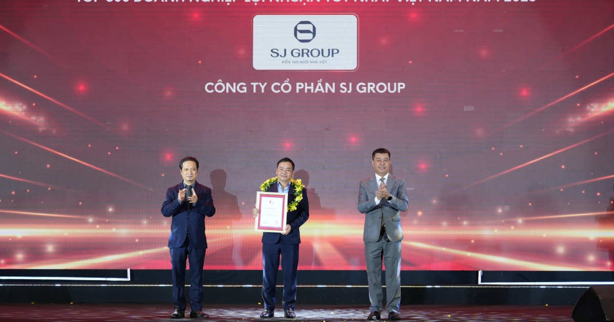 SJ Group vào Top 500 doanh nghiệp lợi nhuận tốt nhất Việt Nam 2025