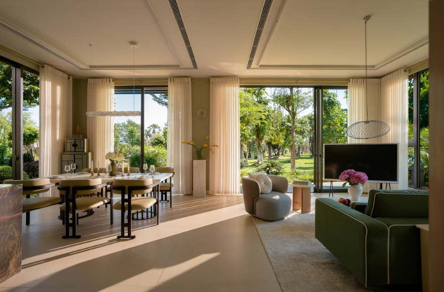 Ảnh thực tế nhà mẫu Retreat Forest – nhà dưới tán rừng- dòng sản phẩm lần đầu tiên được Ecopark ra mắt thị trường.