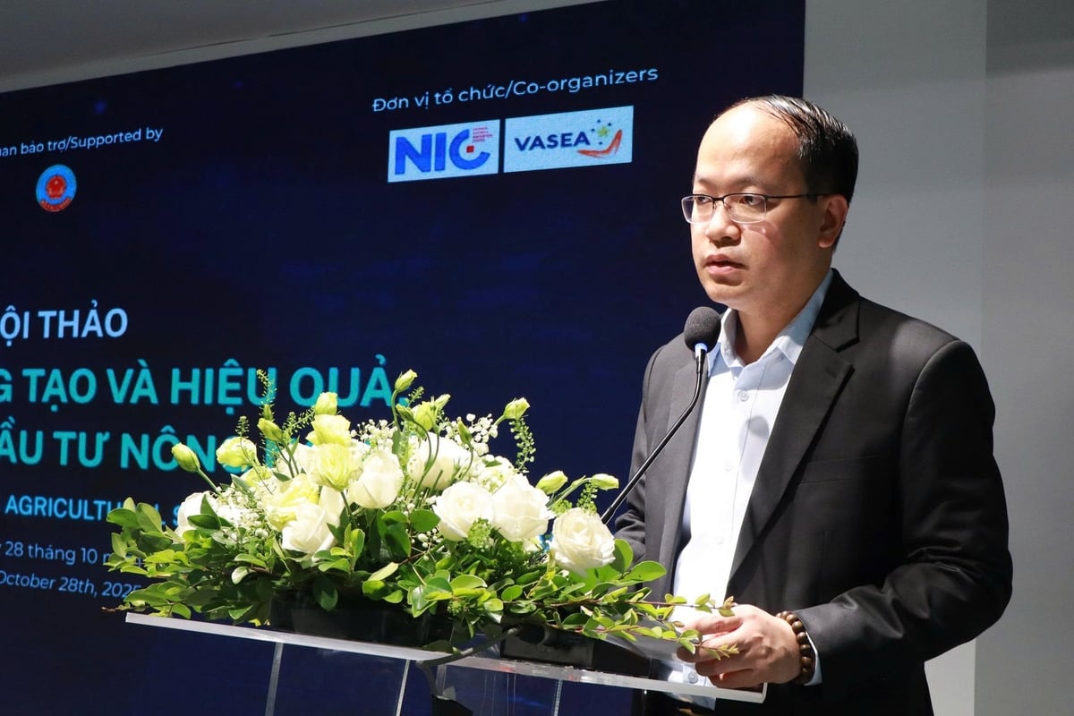 Ông Vũ Quốc Huy: "Đổi mới sáng tạo và ứng dụng công nghệ là “con đường duy nhất” để tạo ra đột phá cho nông nghiệp".