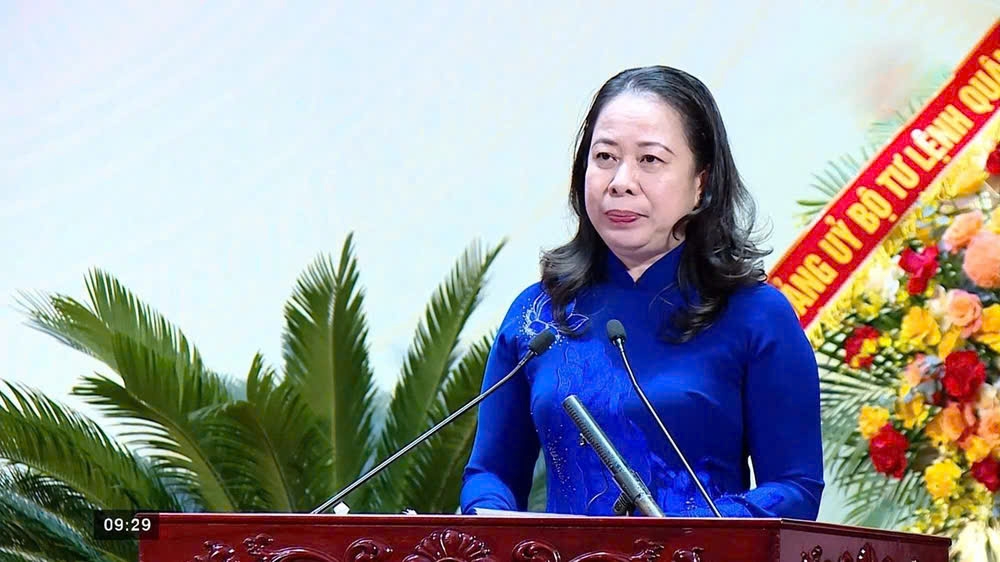 Phó Chủ tịch nước Võ Thị Ánh Xuân phát biểu chỉ đạo đại hội