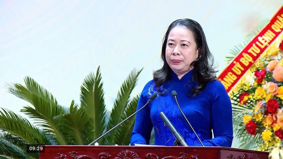 Phó Chủ tịch nước Võ Thị Ánh Xuân phát biểu chỉ đạo đại hội