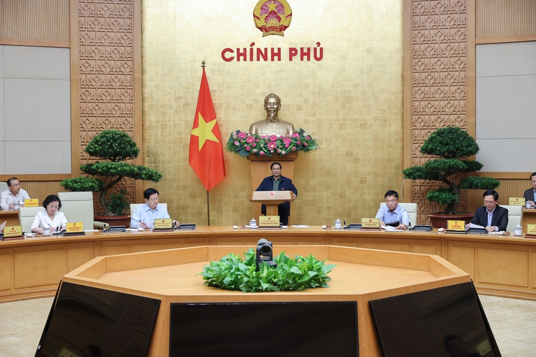 Thủ tướng cũng yêu cầu tiếp tục kiện toàn tổ chức bộ máy, nhân sự phù hợp từng địa bàn cụ thể, hoàn thành trong tháng 11 - Ảnh: VGP