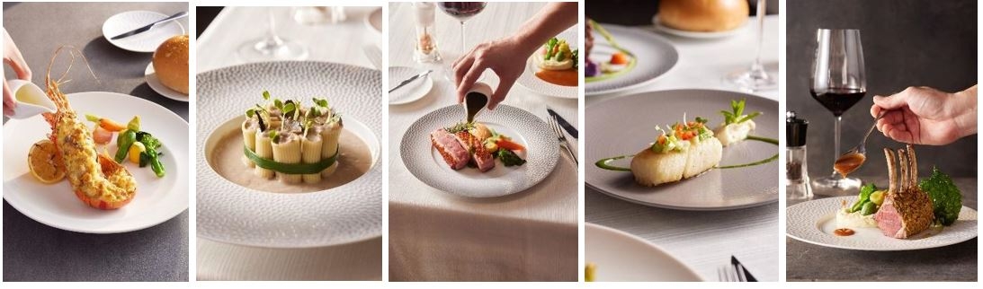 Các món ăn nằm trong thực đơn mới của nhà hàng Hemispheres.