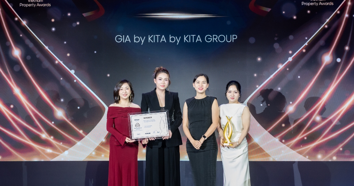 GIA by KITA được vinh danh "Nhà ở hạng sang xuất sắc nhất" tại PropertyGuru Vietnam Property Awards 2025