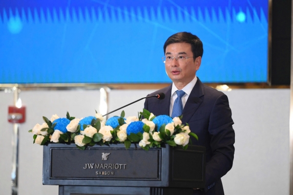 Phó Thống đốc Ngân hàng Nhà nước Phạm Thanh Hà phát biểu tại hội thảo. Ảnh: BTC