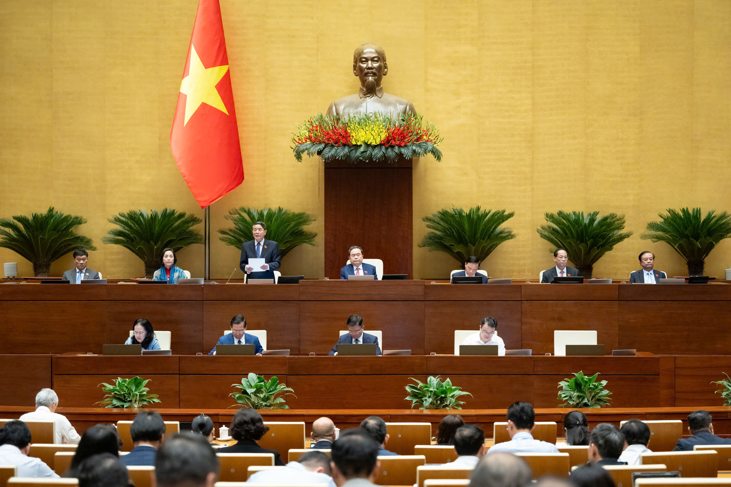 Phó Chủ tịch Quốc hội Nguyễn Đức Hải phát biểu kết luận.