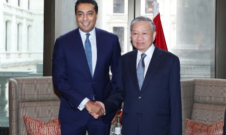 Tổng Bí thư Tô Lâm tiếp lãnh đạo các tập đoàn, tổ chức tài chính quốc tế tại Anh