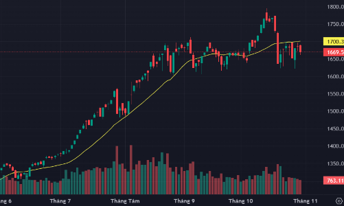 Mất trụ, VN-Index “tuột” cơ hội chinh phục mốc 1700 điểm