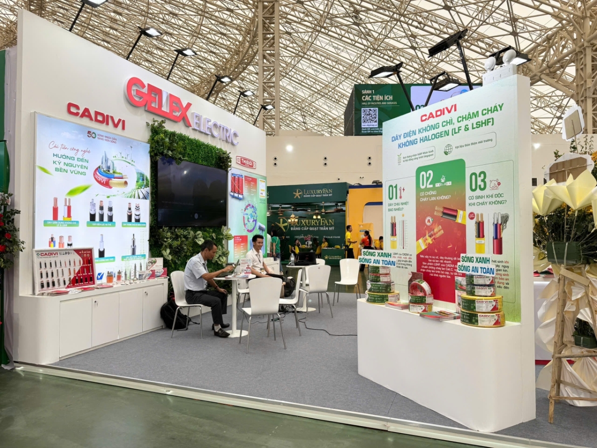 Sản phẩm cáp điện CADIVI đã có mặt tại nhiều công trình trọng điểm và chinh phục thị trường quốc tế.