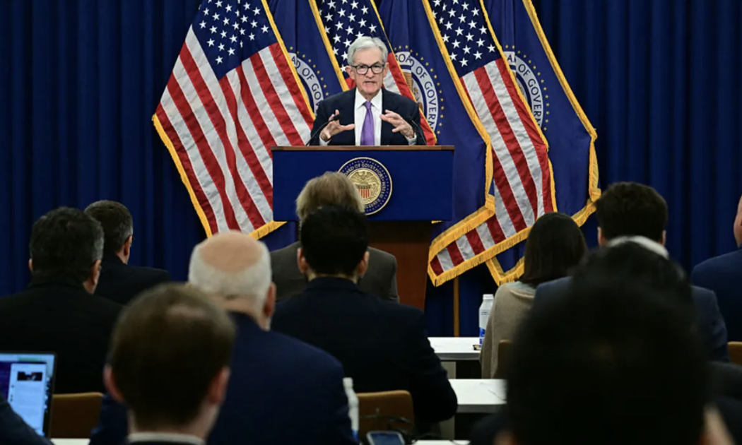 Chủ tịch Fed Jerome Powell tại cuộc họp báo ở Washington DC ngày 29/10 - Ảnh: Getty/CNBC.
