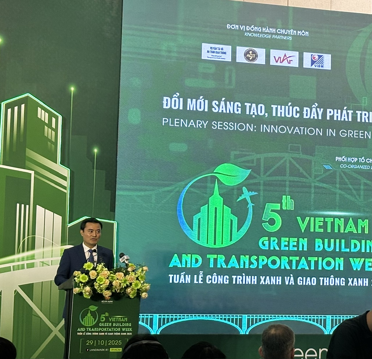 Ông Bùi Xuân Cường, Phó Chủ tịch UBND TP. Hồ Chí Minh phát biểu tại sự kiện.