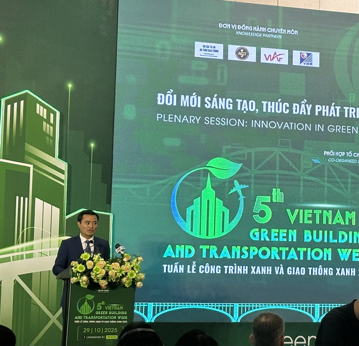 Ông Bùi Xuân Cường, Phó Chủ tịch UBND TP. Hồ Chí Minh phát biểu tại sự kiện.