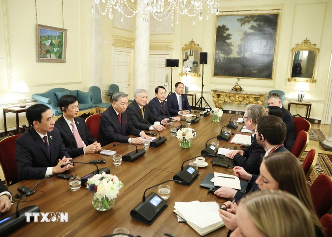 Việc nâng cấp quan hệ diễn ra sau 15 năm triển khai quan hệ Đối tác chiến lược giữa Việt Nam và Vương quốc Anh. Ảnh: TTXVN.