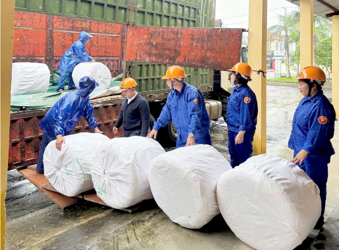 xuất cấp hơn 700 tấn gạo và trang thiết bị cứu trợ cho Tuyên Quang, Quảng Ngãi