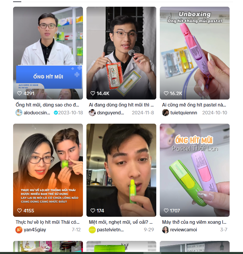 Trên mạng xã hội, có rất nhiều cộng đồng dành cho những tín đồ yêu thích hít dầu gió.