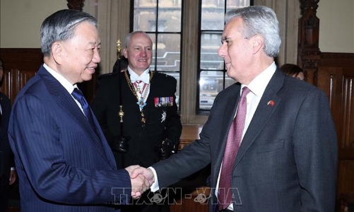 Tổng Bí thư Tô Lâm gặp Nhóm Nghị sĩ liên đảng Quốc hội Anh hữu nghị với Việt Nam