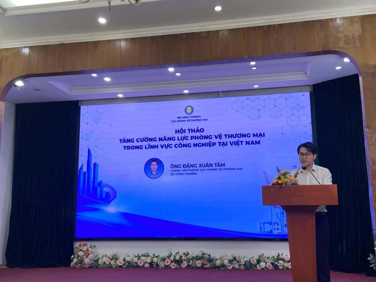 Ông Đặng Xuân Tâm, Chánh Văn phòng Cục Phòng vệ Thương mại.