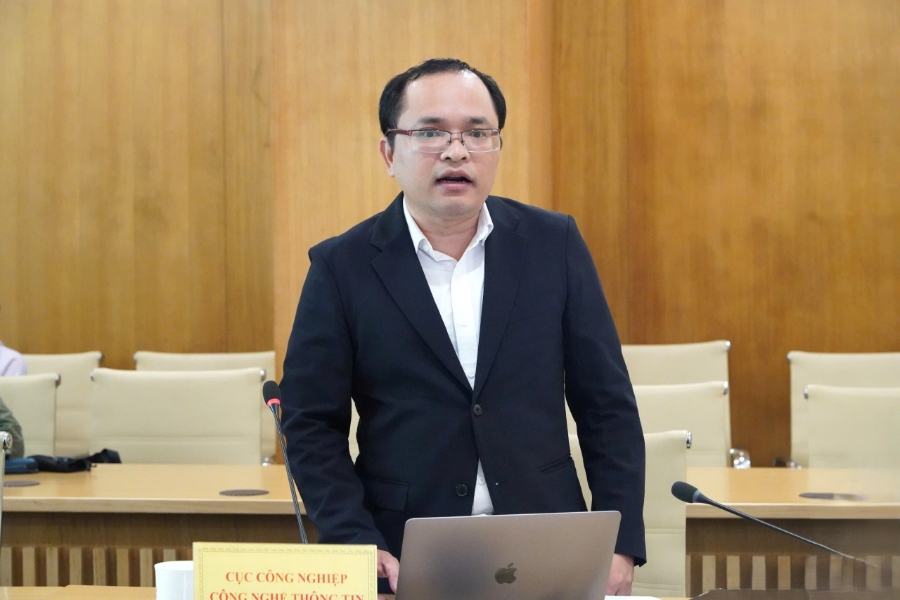 Ông Trần Anh Tú, Phó Cục trưởng Cục Công nghiệp Công nghệ thông tin (Bộ Khoa học và Công nghệ)