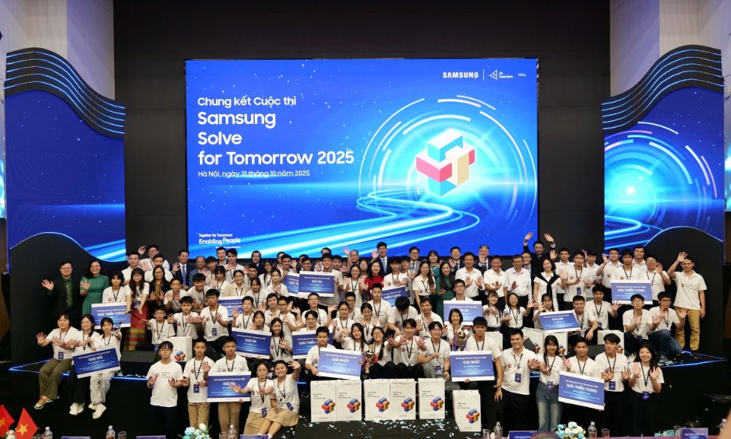 Khuyến khích học sinh phát triển tư duy sáng tạo qua cuộc thi Samsung Solve for Tomorrow 2025
